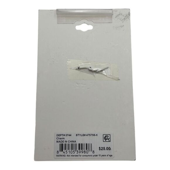 Unwritten Fine Silver Plated Letter Initial "k" Lowercase Charm NWT - Picture 2 of 2